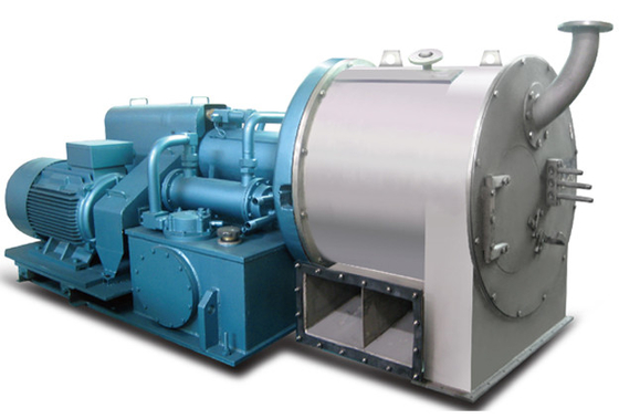 جودة  Two Stage Piston Pusher Centrifuge Machine Sea Salt Dewatering Separation Processing مصنع