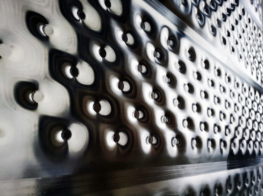 جودة  Stainless Steel Pillow Dimple Plate Heat Exchanger Chillers مصنع