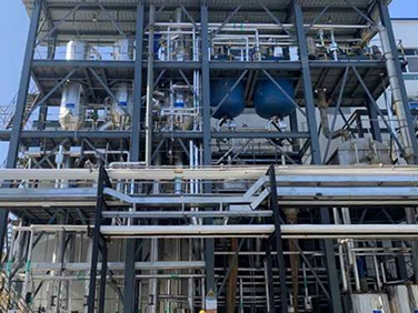 جودة  Modular Multiple-Effect Falling Film Evaporator with Vacuum Crystallization for Wastewater (Paper & Salt Industries) مصنع