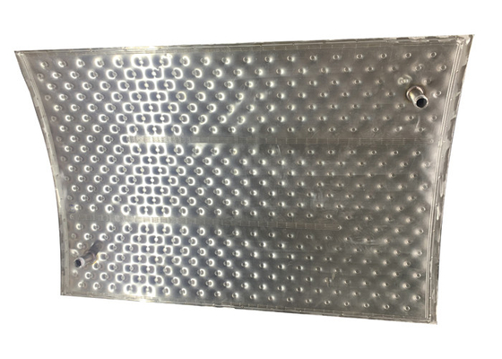 المبادل الحراري وسادة حفرة صفيحة الفولاذ المقاوم للصدأ عسل 0.8mm
