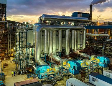 محرك تبخر المياه المالحة المتواصلة القسرية 440 فولت لتحلية مياه البحر