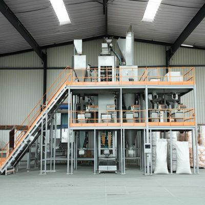 خط إنتاج صناعي متكامل للوزن والتعبئة الآلية للملح في أكياس