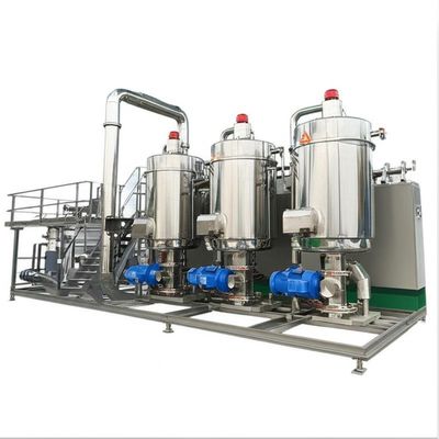 مستمر 380v 50Hz MVR تبخر ثلاثية تأثير تركيز فيلم السقوط