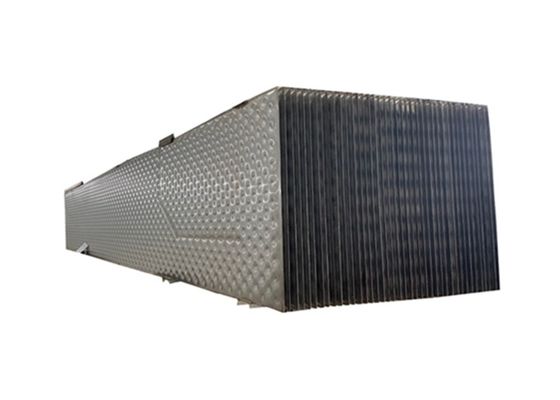 مبادلات حرارية SS316L مزدوجة لوحة وسادة منقوشة 1.5x2.5M
