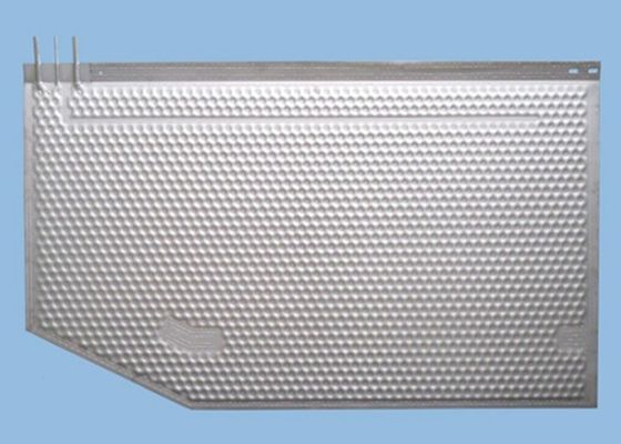0.3-1.2mm مبادلة الحرارة ذات الصفيحة ذات الوسادة المنحنية