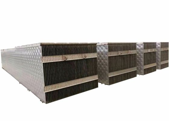 مبادل حراري SS 6x2m لوحة حرارية مع لوحة وسادة أنابيب واسعة
