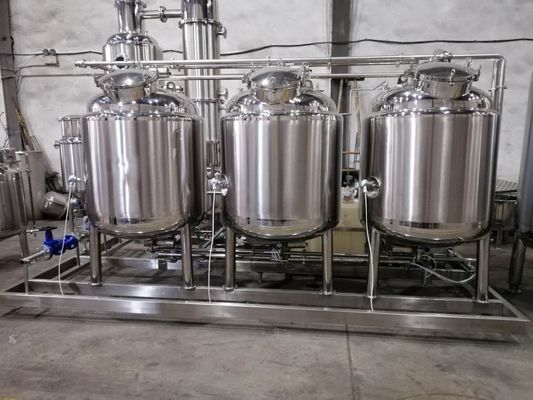 2000Lbs CBD معدات استخراج النفط انخفاض درجة حرارة إنتاج الإيثانول