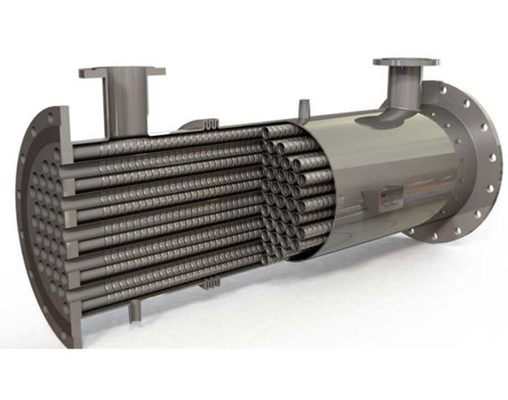 SS316L غلاف المبرد وأنبوب المبخر المبادل الحراري 5T / H